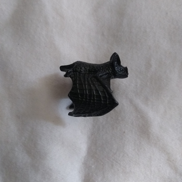 Black Bat Ring Adjustable Goth Whimsigoth Witchy Cosplay Halloween Costume Party - Picture 2 of 12